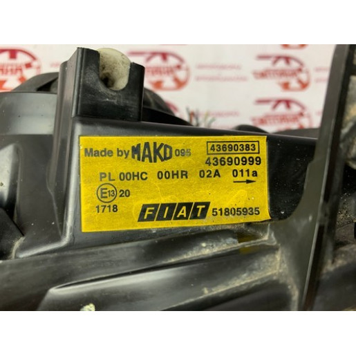 Фара ліва Fiat Doblo 2006- 51805935